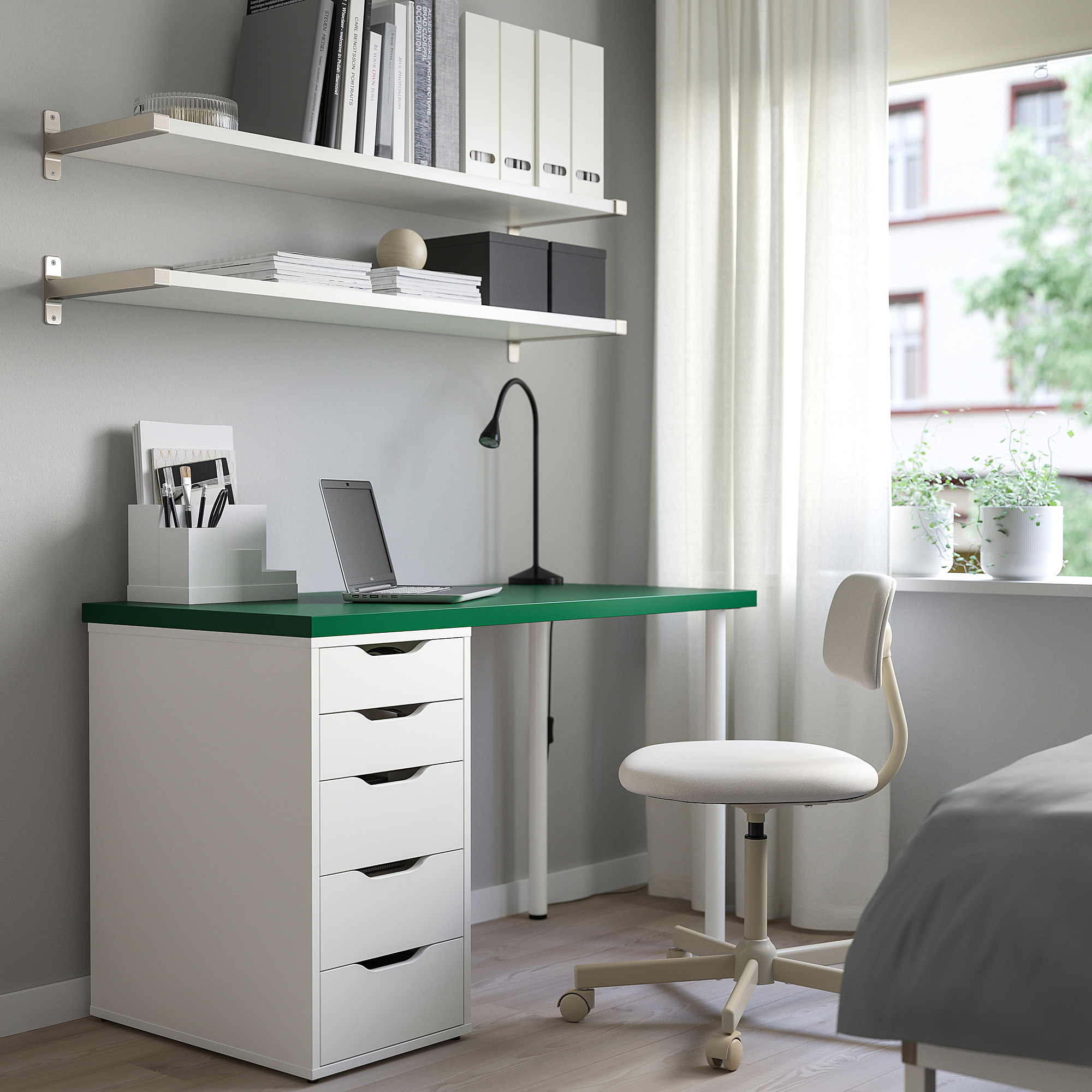 Стол Икеа Линнмон Алекс фото 13