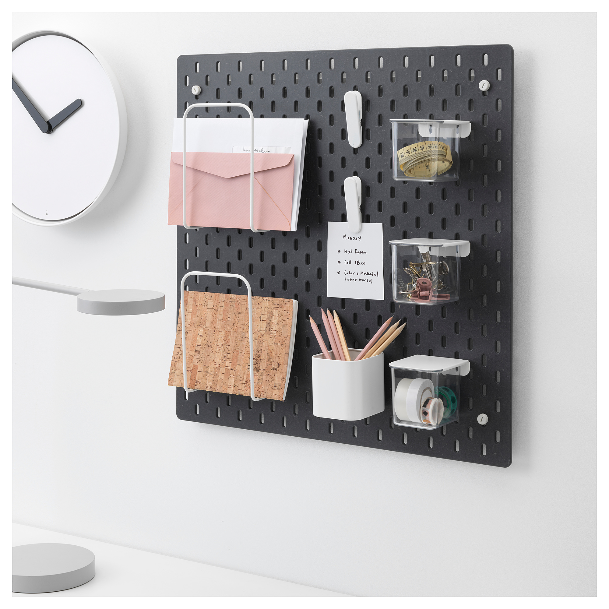 Drawers Ikea Skadis Letter Holder White SKÅDIS Letter holder white | Letter